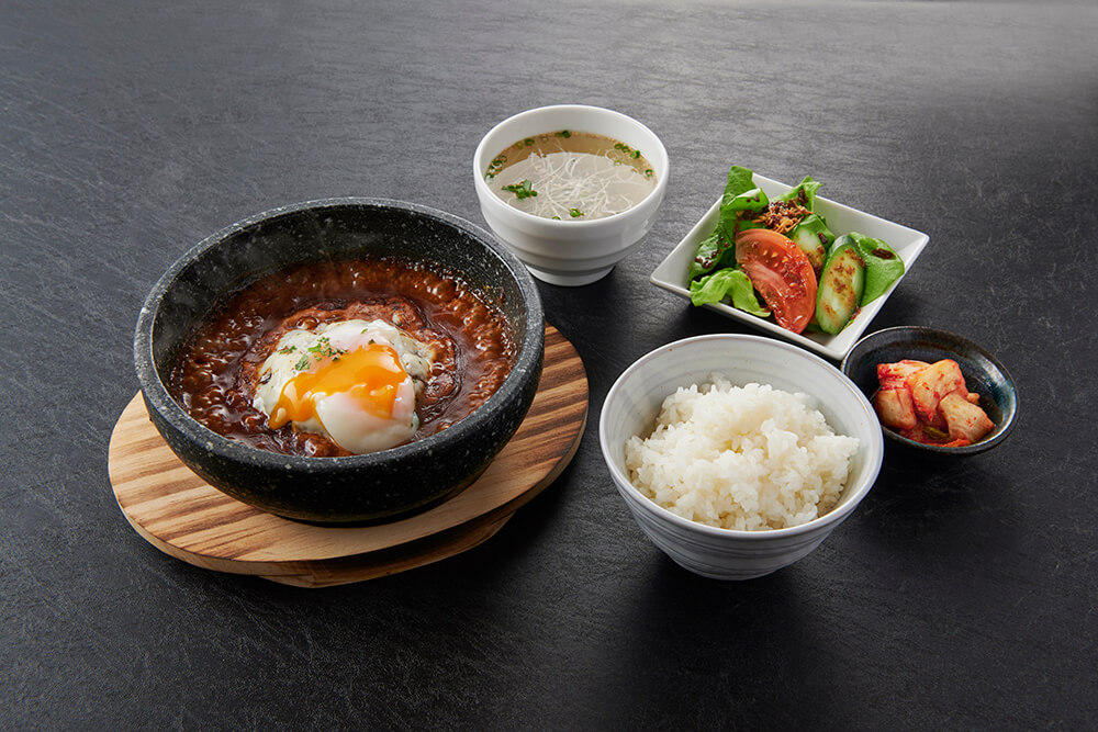 石焼煮込みハンバーグ定食